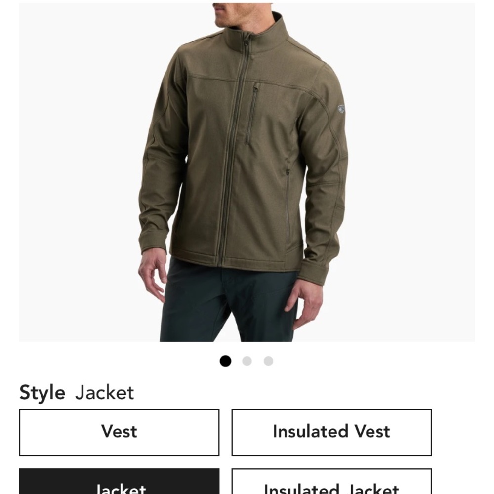 Kuhl Green Lightweight Shirt Jacket for Outdoor Adventures